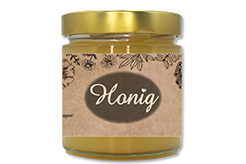 Honigetikett modern 500g rechteckig - Nr. 46