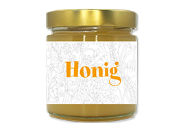 Honigetikett modern Nr.13 500g rechteckig 