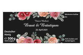 Design Hochzeitsetikett Nr.04 A 500g rechteckig 