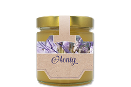 Honigetikett modern Nr.37 A 250g