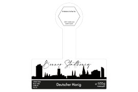 Design Stadthonig Bonn weißer Himmel 500g mit Gewährverschluss 