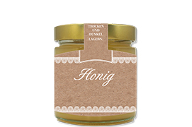 Honigetikett modern Nr.38 C 250g