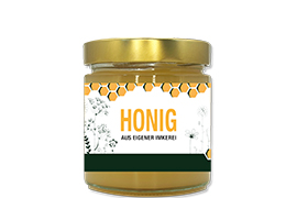 Honigetikett modern Nr.39 250g rechteckig 