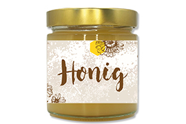Honigetikett modern 500g rechteckig - Nr.02