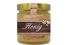 Honigetikett Waldhonig klassisch Nr.01 A 500g