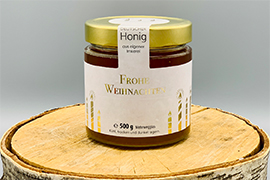 Design mit Goldveredelung Weihnachtlich Nr. 28 B 500g mit Gewährverschluss