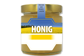 Honigetikett Raps Natur Nr.03 A 500g