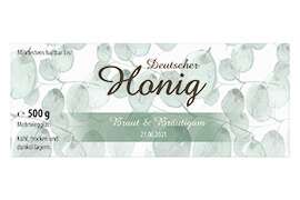Design Hochzeitsetikett Nr.07 A 250g rechteckig 