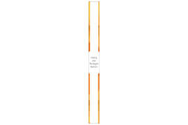 Siegelstreifen neutral klassisch 15 rechteckig lang