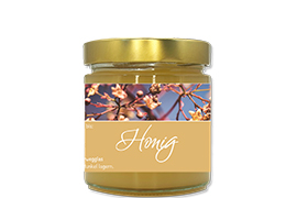 Honigetikett Natur Nr.09 250g rechteckig 