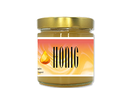 Honigetikett klassisch Nr.12 250g rechteckig 