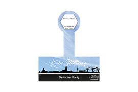 Design Stadthonig Kiel blauer Himmel 250g mit Gewährverschluss 