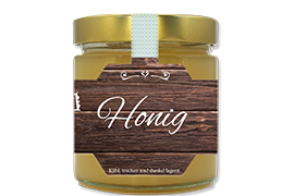 Honigetikett modern Nr.17 A 500g