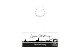 Design Stadthonig Kiel weißer Himmel 250g mit Gewährverschluss 