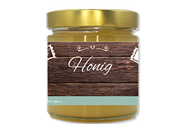 Honigetikett modern Nr.17 500g rechteckig 