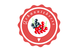 Marmeladenaufkleber Johannisbeere rund konturgestanzt 