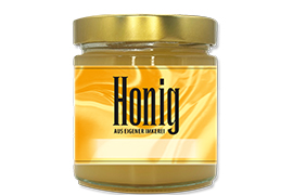 Honigetikett modern Nr.06 500g rechteckig 