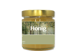 Honigetikett Wald Nr.01 250g rechteckig 