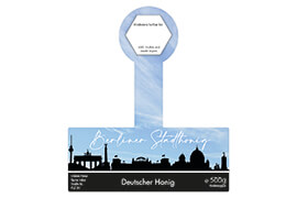 Design Stadthonig Berlin blauer Himmel 500g mit Gewährverschluss 
