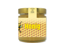 Honigetikett klassisch Nr.02 B 250g