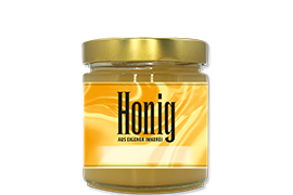 Honigetikett modern Nr.06 250g rechteckig 