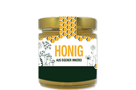 Honigetikett modern Nr.39 C 250g