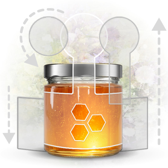 Fertige Druckdaten Freiform - auf Rolle