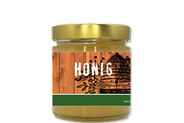 Honigetikett Waldhonig Nr.02 250g rechteckig 