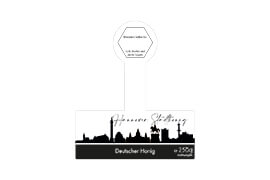 Design Stadthonig Hannover weißer Himmel 250g mit Gewährverschluss 