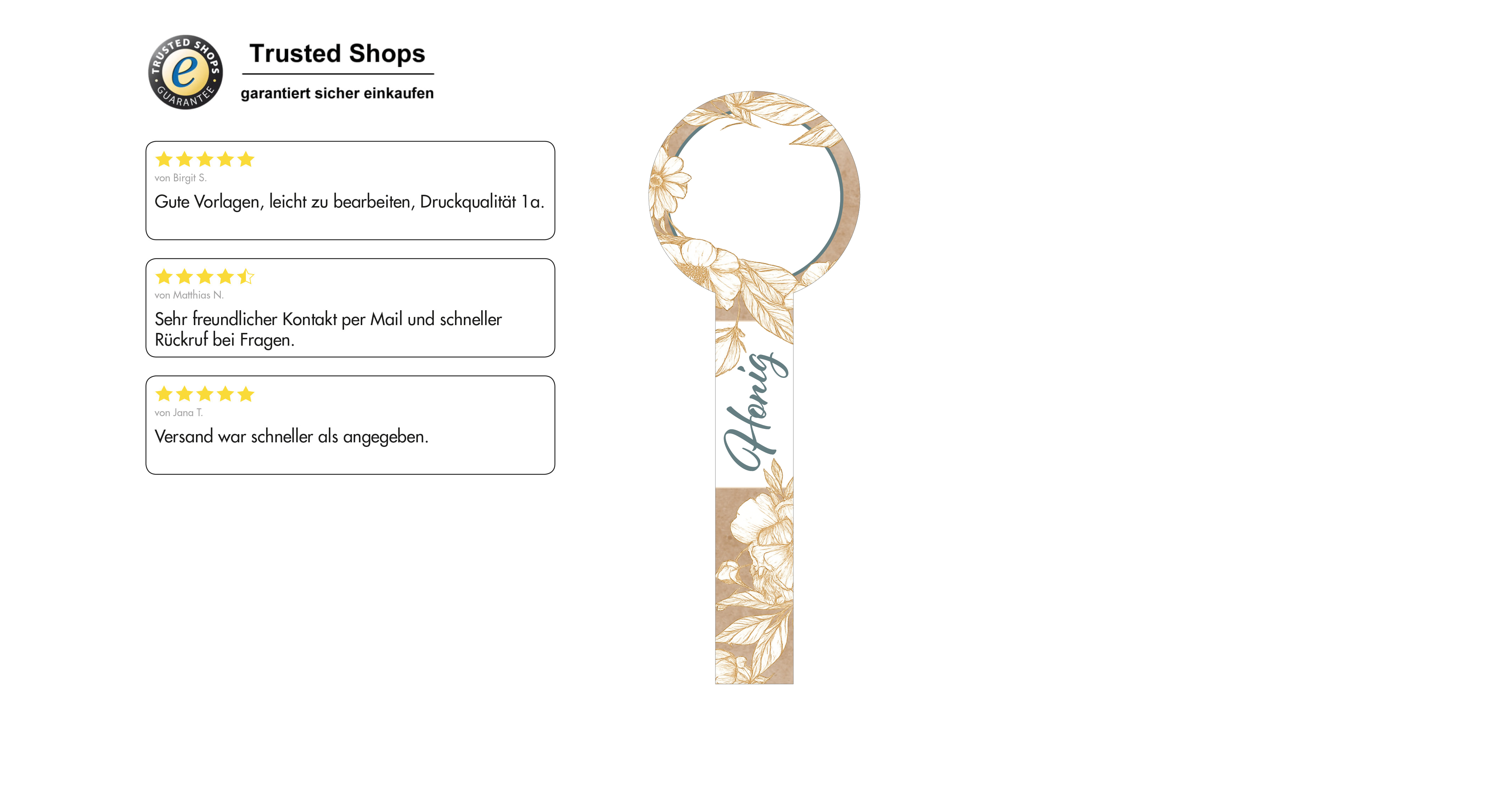 Siegelstreifen modern Nr.51 konturgestanzt