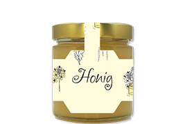 Honigetikett modern Nr.11 A 250g