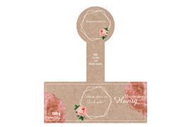 Design Geschenketikett Nr.23 B 500g mit Gewährverschluss