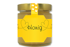 Honigetikett modern Nr.01 A 500g