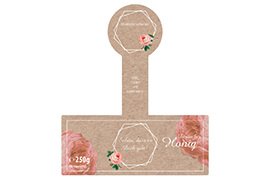 Design Geschenketikett Nr.23 B 250g mit Gewährverschluss