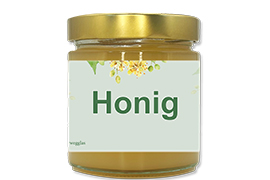 Honigetikett Lindenblüte Nr.01 500g rechteckig 