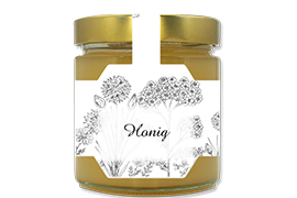 Honigetikett modern Nr.49 A 500g