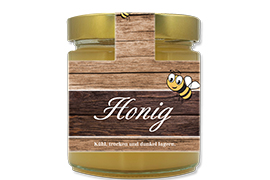 Honigetikett Waldhonig Klassisch Nr.01 B 500g