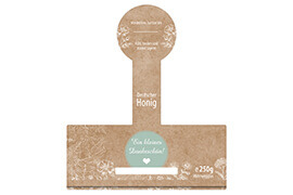 Design Geschenketikett Nr.16 B 250g mit Gewährverschluss