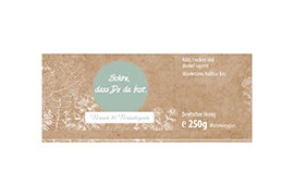 Design Hochzeitsetikett Nr.03 A 250g rechteckig 