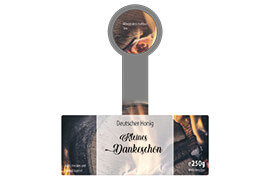 Design Geschenketikett Nr.06 B 250g mit Gewährverschluss