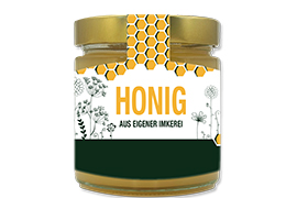 Honigetikett modern Nr.39 C 500g