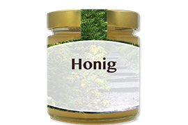 Honigetikett Wald Nr.07 C 500g