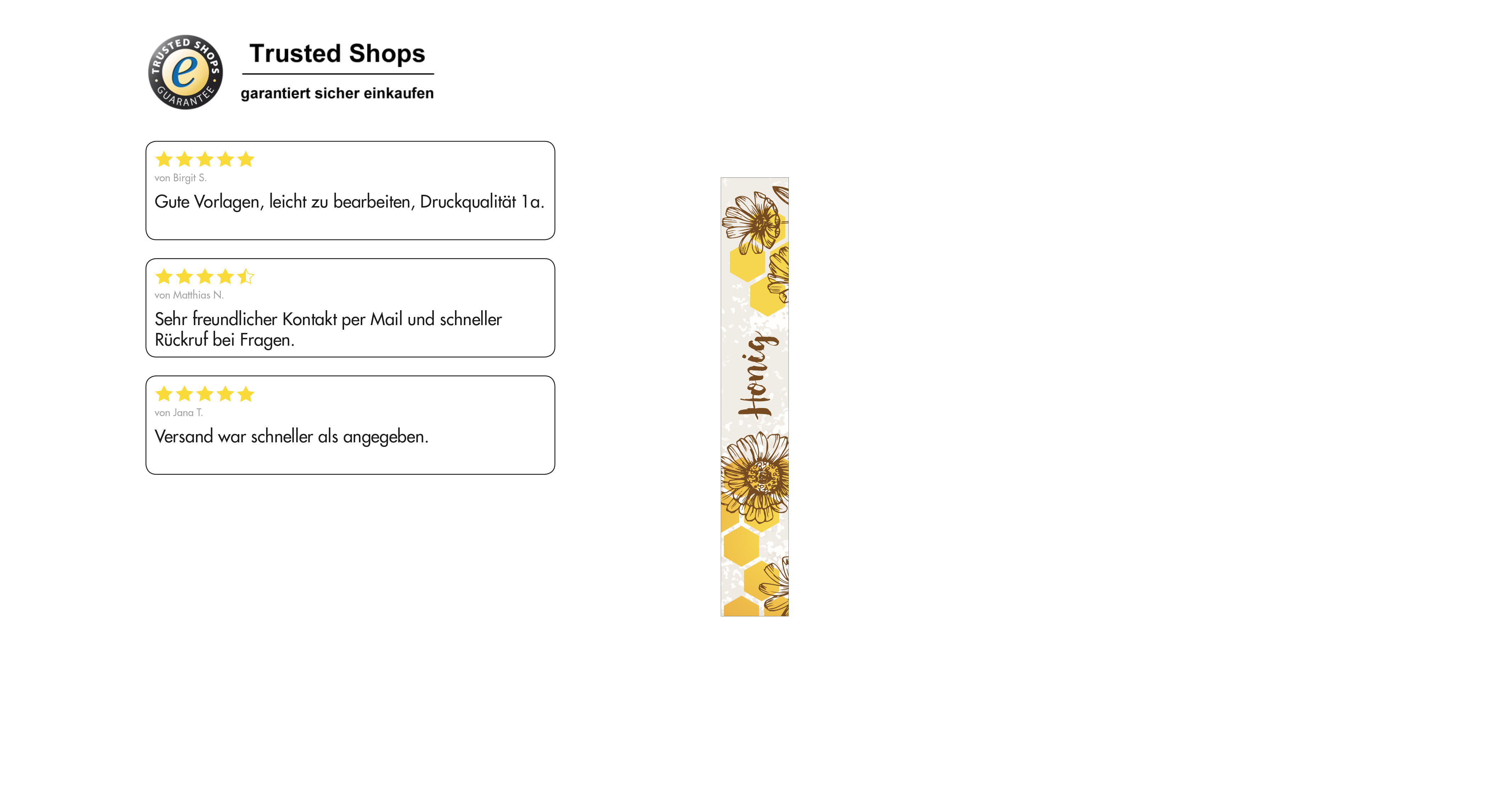 Siegelstreifen modern Nr.02 rechteckig