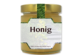 Honigetikett Wald Nr.07 A 500g