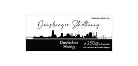 Design Stadthonig Duisburg weißer Himmel 250g rechteckig