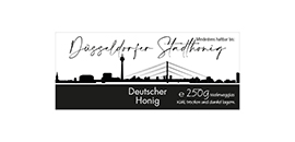 Design Stadthonig Düsseldorf weißer Himmel 250g rechteckig