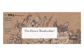 Design Geschenketikett Nr.20 A 500g rechteckig 