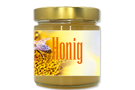 Honigetikett Natur Nr.06 500g rechteckig 