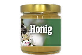 Honigetikett Natur Nr.19 500g rechteckig 