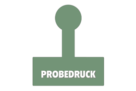 Fertige Druckdaten Etikett Probedruck Druck UND Stanzen 